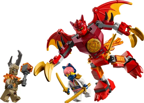 LEGO NINJAGO 71851 Kai’s Dragon Mech Battle Pack
