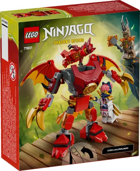 LEGO NINJAGO 71851 Kai’s Dragon Mech Battle Pack package