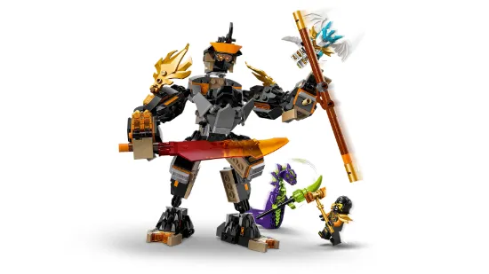 Picture of LEGO NINJAGO 71854 Cole’s Mission Mech & Dragon Zane
