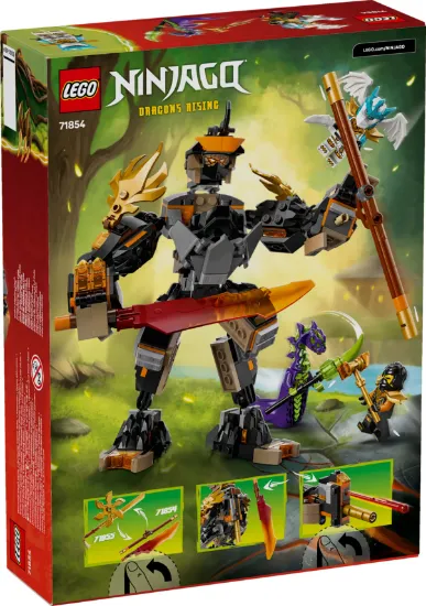 Picture of LEGO NINJAGO 71854 Cole’s Mission Mech & Dragon Zane