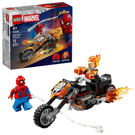 Picture of LEGO MARVEL 76335 Spider-Man vs. Ghost Rider Motorcycle