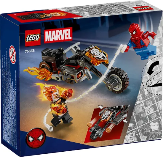 Picture of LEGO MARVEL 76335 Spider-Man vs. Ghost Rider Motorcycle