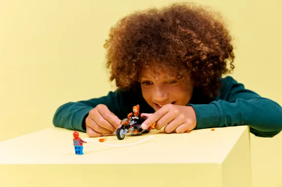 Picture of LEGO MARVEL 76335 Spider-Man vs. Ghost Rider Motorcycle