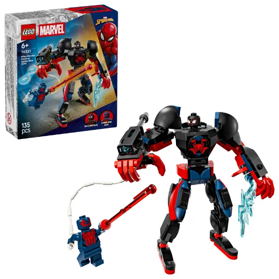 Picture of LEGO MARVEL 76337 Miles Morales Mech vs. Spider-Man 2099