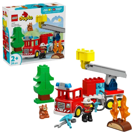 Picture of LEGO DUPLO 10473 Town Fire Truck with Hose and Firefighter
