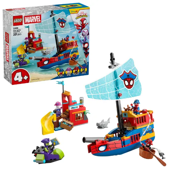 Picture of LEGO Marvel 11208 Spidey And His Amazing Friends Team Spidey Pirate Ship
