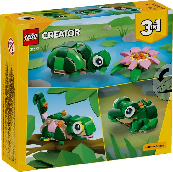 Picture of LEGO Creator 31377 Turtle with a Water Lily Flower
