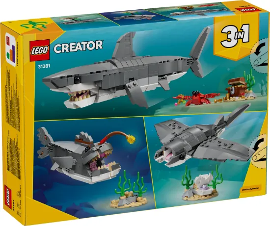Picture of LEGO Creator 31381 Fierce Shark with a Treasure Chest