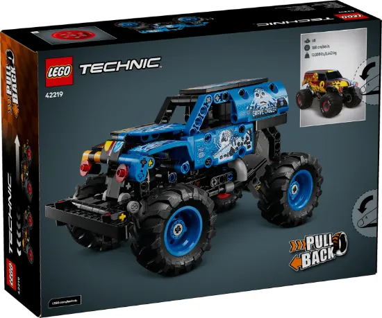 LEGO Technic 42219 Monster Jam™ Grave Digger™ Fire and Ice Vehicle package