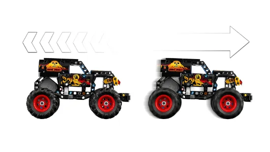 Picture of LEGO Technic 42219 Monster Jam™ Grave Digger™ Fire and Ice