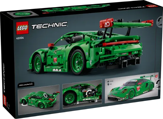 LEGO Technic 42224 Porsche 911 GT3 R REXY AO Racing Car 42224 Vehicle package