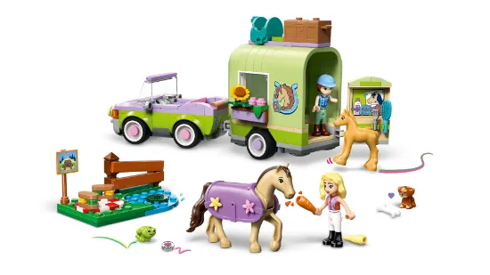 Picture of LEGO Friends 42695 Horse & Baby Foal Trailer