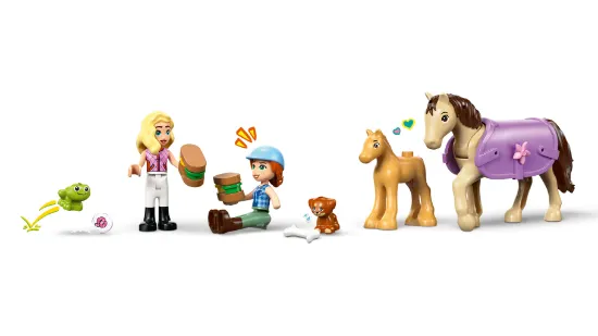 Picture of LEGO Friends 42695 Horse & Baby Foal Trailer