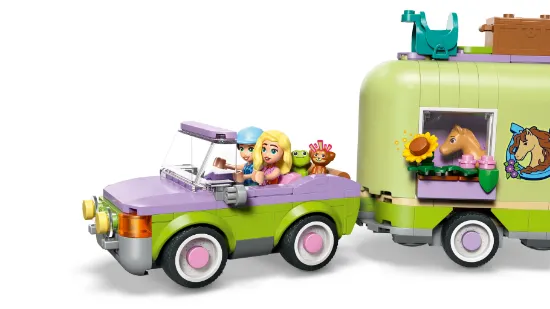 Picture of LEGO Friends 42695 Horse & Baby Foal Trailer
