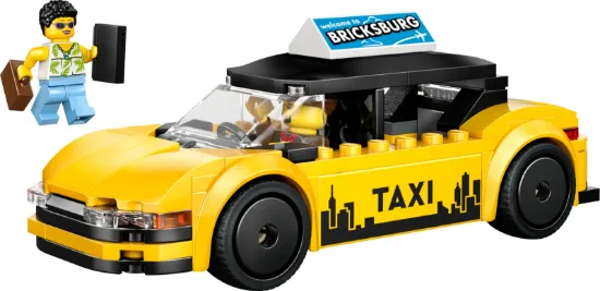 LEGO City 60487 Yellow Taxi Vehicle