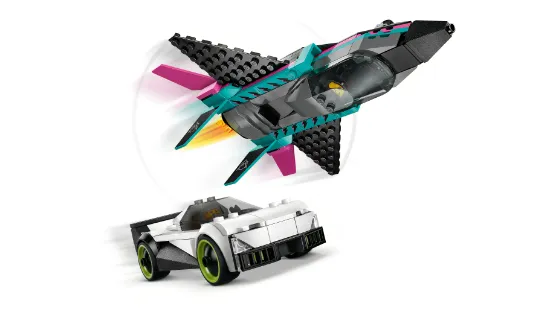 LEGO City 60489 Jet vs. Car Vehicle