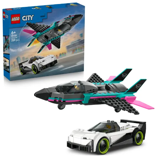 Picture of LEGO City 60489 Jet vs. Car