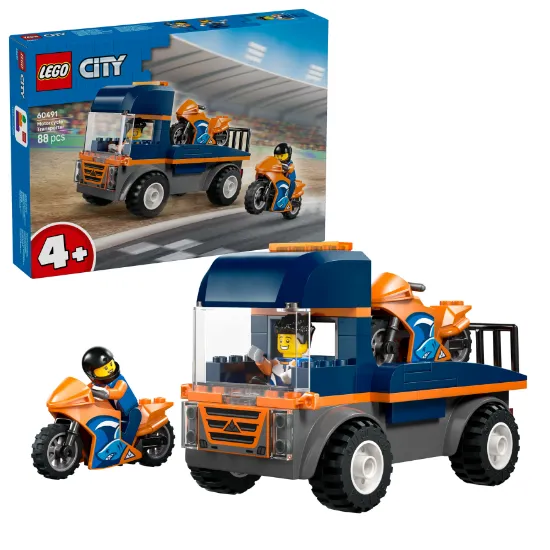 Picture of LEGO City 60491 Motorcycle Transporter
