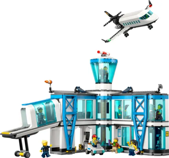 Picture of LEGO City 60502 Airport with Airplane