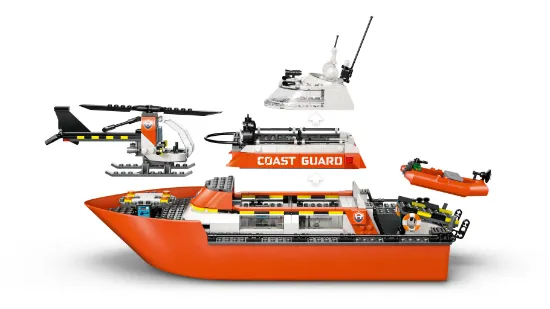 Picture of LEGO City 60504 Coast Guard Rescue Boat & Helicopter