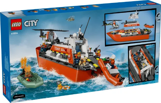 Picture of LEGO City 60504 Coast Guard Rescue Boat & Helicopter