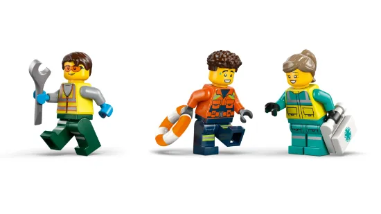 LEGO City 60505 Airplane, Service Truck & Hovercraft Remix Vehicle