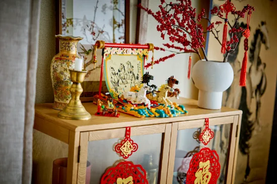 Picture of LEGO 80119 Spring Festival Galloping Horse Canvas