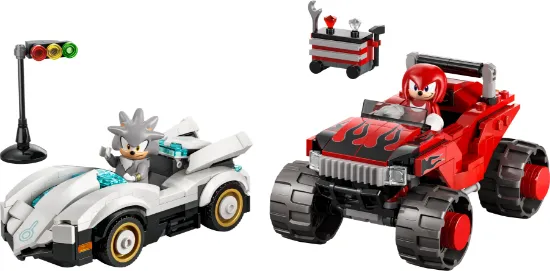 Picture of LEGO Sonic 77118 the Hedgehog™ Silver’s Car vs. Knuckles’ Monster Truck