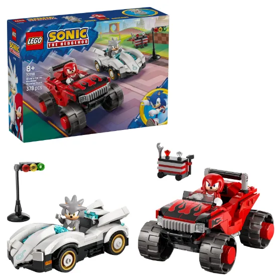 Picture of LEGO Sonic 77118 the Hedgehog™ Silver’s Car vs. Knuckles’ Monster Truck