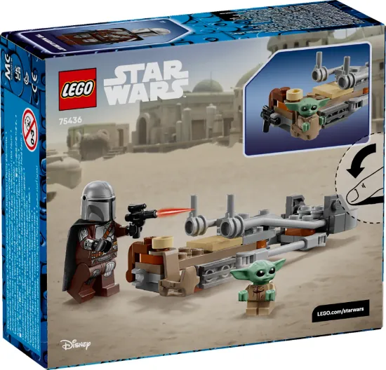 Picture of LEGO Star Wars 75436 The Mandalorian & Grogu’s Speeder Bike™