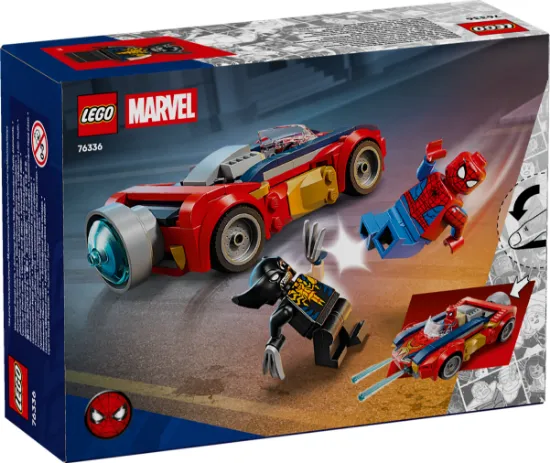 Picture of LEGO MARVEL 76336 Spider-Man Car vs. Venomized Wolverine