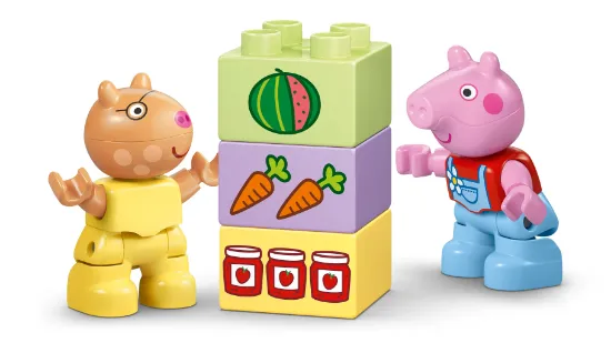 Picture of LEGO DUPLO Peppa Pig 10468 Tractor and Market