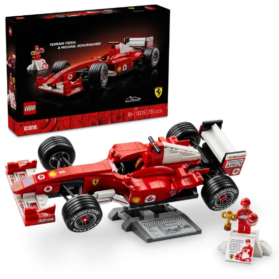 Picture of LEGO Icons 11375 Ferrari F2004 & Michael Schumacher