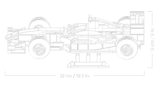 Picture of LEGO Icons 11375 Ferrari F2004 & Michael Schumacher