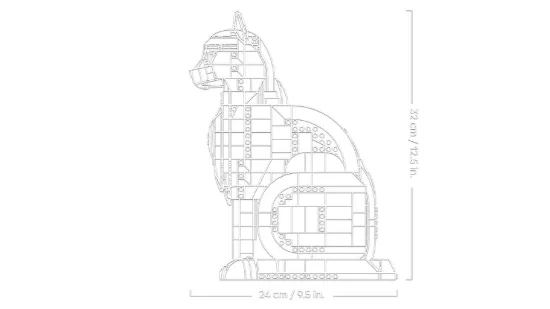 Picture of LEGO IDEAS 21376 Orange Cat