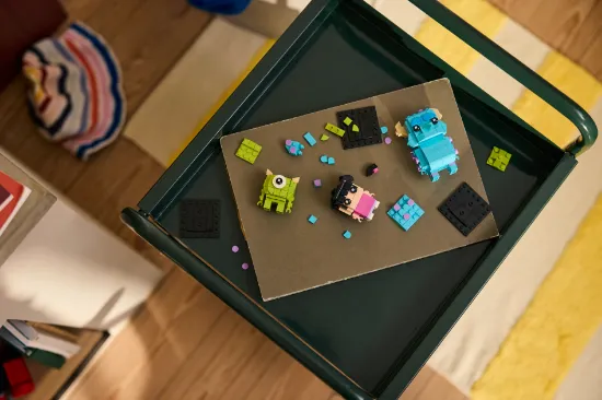 Picture of LEGO Disney 40861 BrickHeadz Disney and Pixar Sulley, Mike and Boo Figures