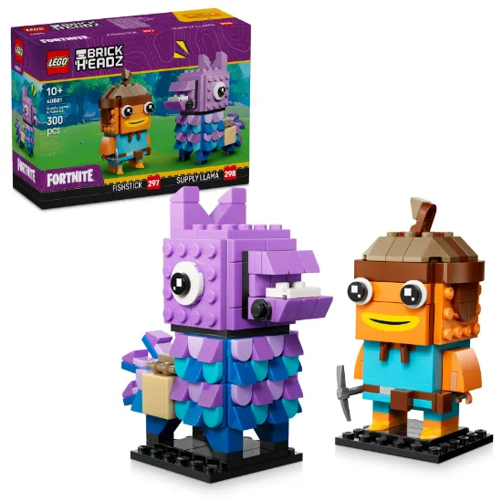 Picture of LEGO Fortnite 40881 BrickHeadz™ Supply Llama & Fishstick Figures