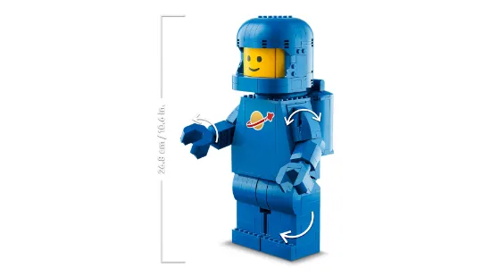 Picture of LEGO 40921 Up-Scaled Blue Astronaut Minifigure