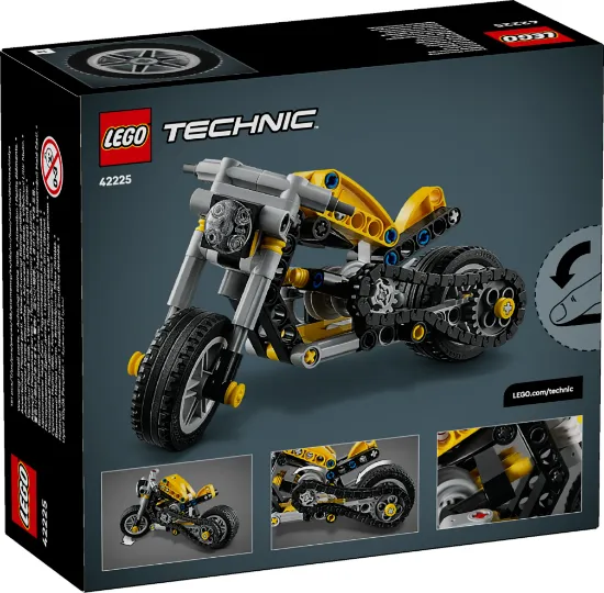 Picture of LEGO Technic 42225 Yellow Motorcycle