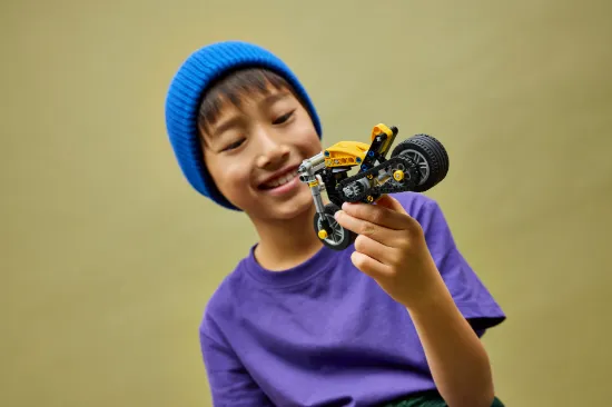 Picture of LEGO Technic 42225 Yellow Motorcycle