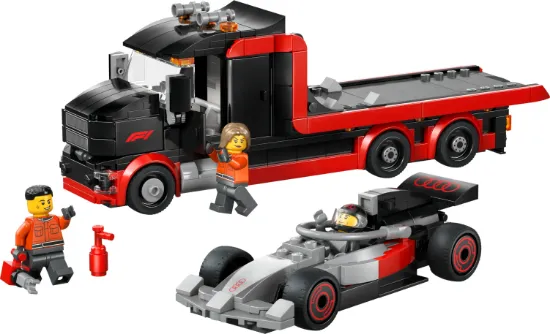 LEGO VEHICLES City F1 60493 Display Truck with Audi F1® Race Car