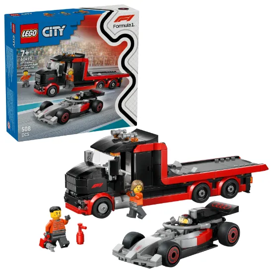 LEGO VEHICLES City F1 60493 Display Truck with Audi F1® Race Car package