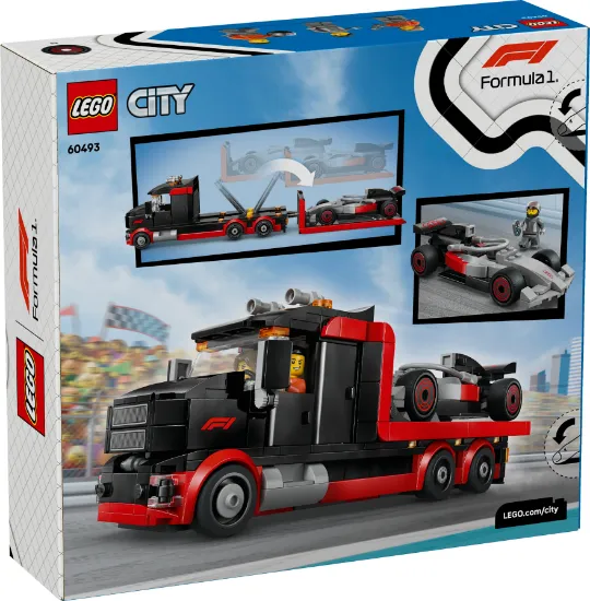 LEGO City F1 60493 Display Truck with Audi F1® Race Car package