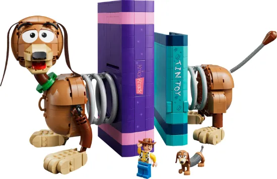 LEGO Disney and Pixar 43301 Toy Story Slinky Dog Bookends