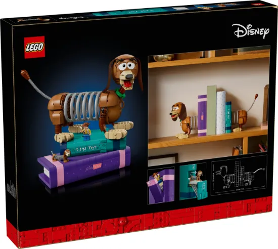LEGO Disney and Pixar 43301 Toy Story Slinky Dog Bookends package