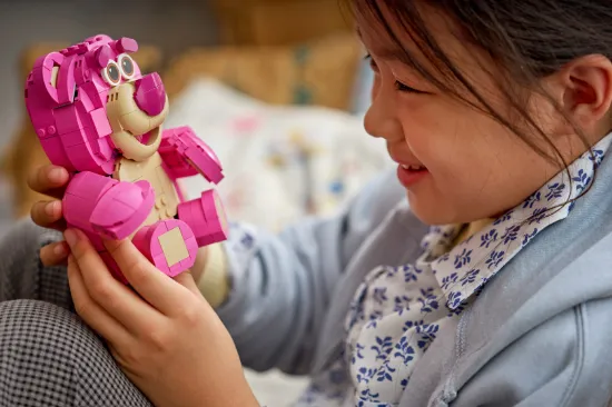 playing LEGO Disney and Pixar 43306 Toy Story Lotso
