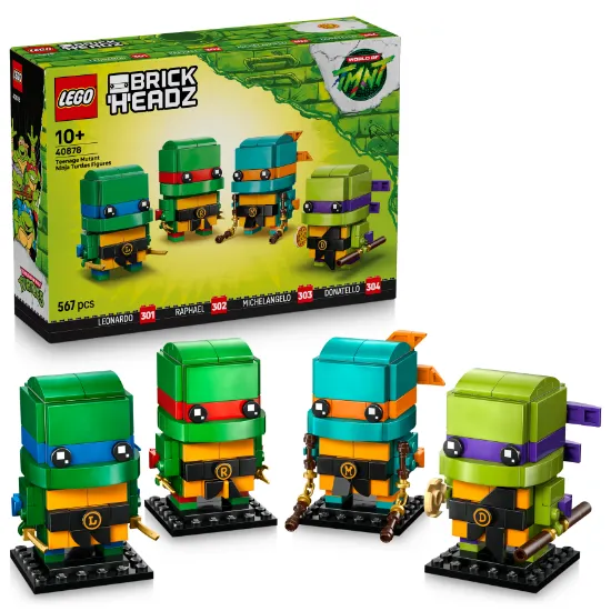 Picture of LEGO BrickHeadz 40878 TMNT Teenage Mutant Ninja Turtles Figures