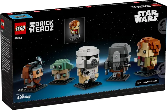 Picture of LEGO Star Wars BrickHeadz 40856 The Mandalorian and Grogu: Allies & Villains