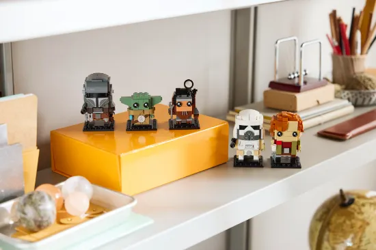 Picture of LEGO Star Wars BrickHeadz 40856 The Mandalorian and Grogu: Allies & Villains