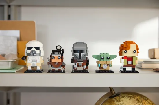Picture of LEGO Star Wars BrickHeadz 40856 The Mandalorian and Grogu: Allies & Villains